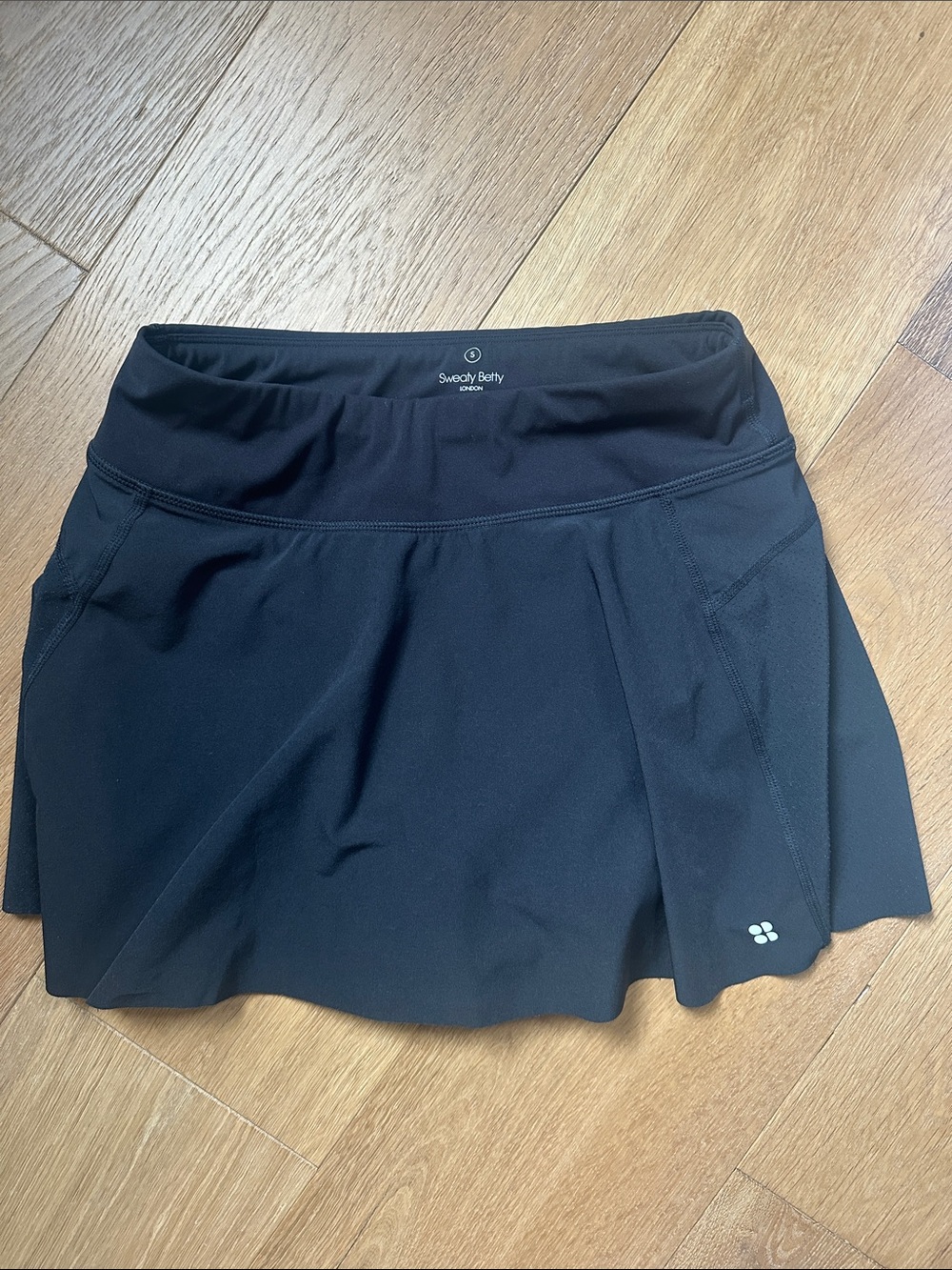 Sweaty Betty Black Performance Tennis Skirt